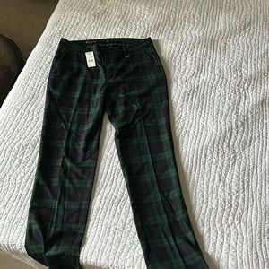 NWT Brooks Brothers black watch pants size 6